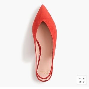 J. Crew Pointed Toe Slingbacks